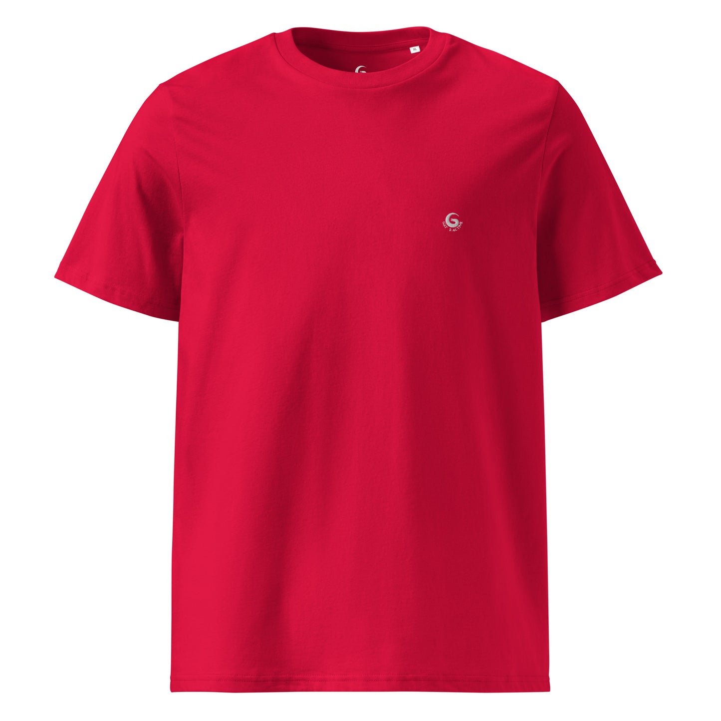 T-shirt with back print and embroidered logo