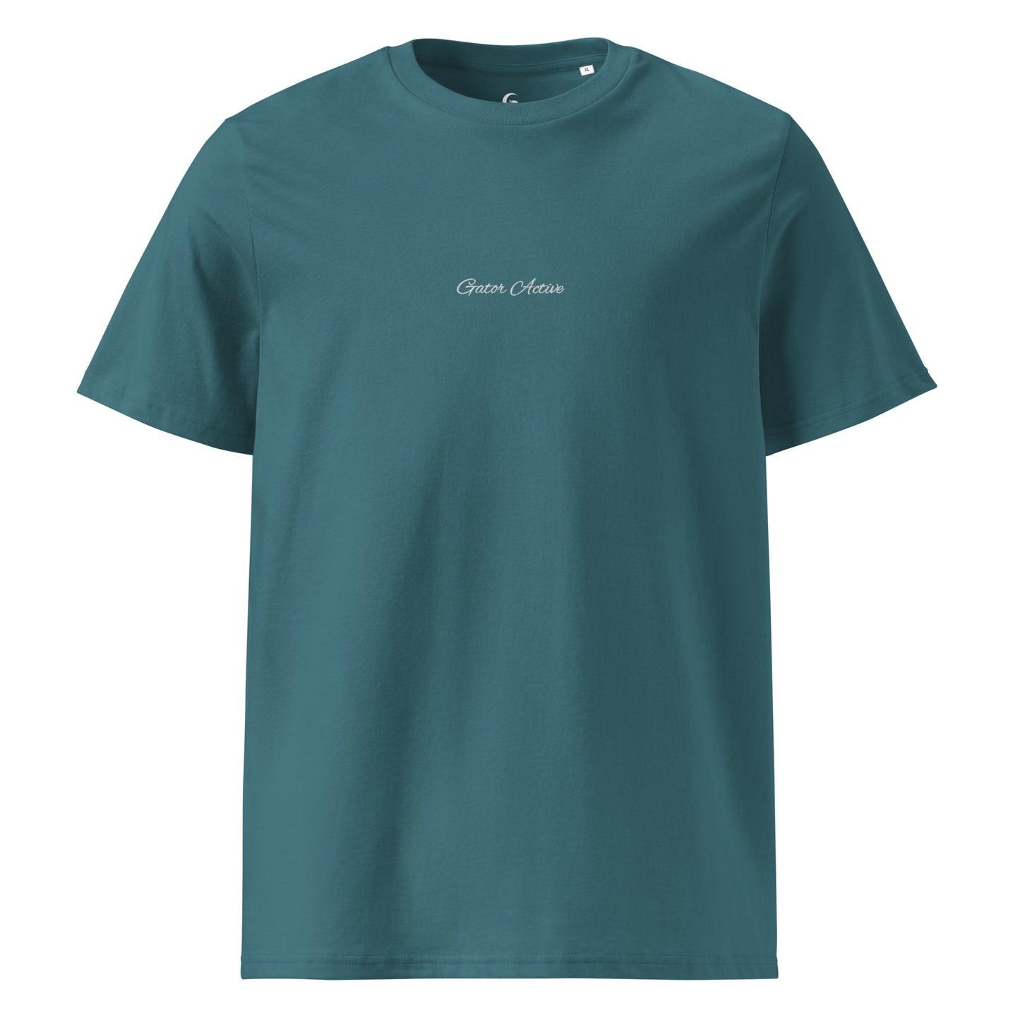 T-shirt with back print and embroidered logo