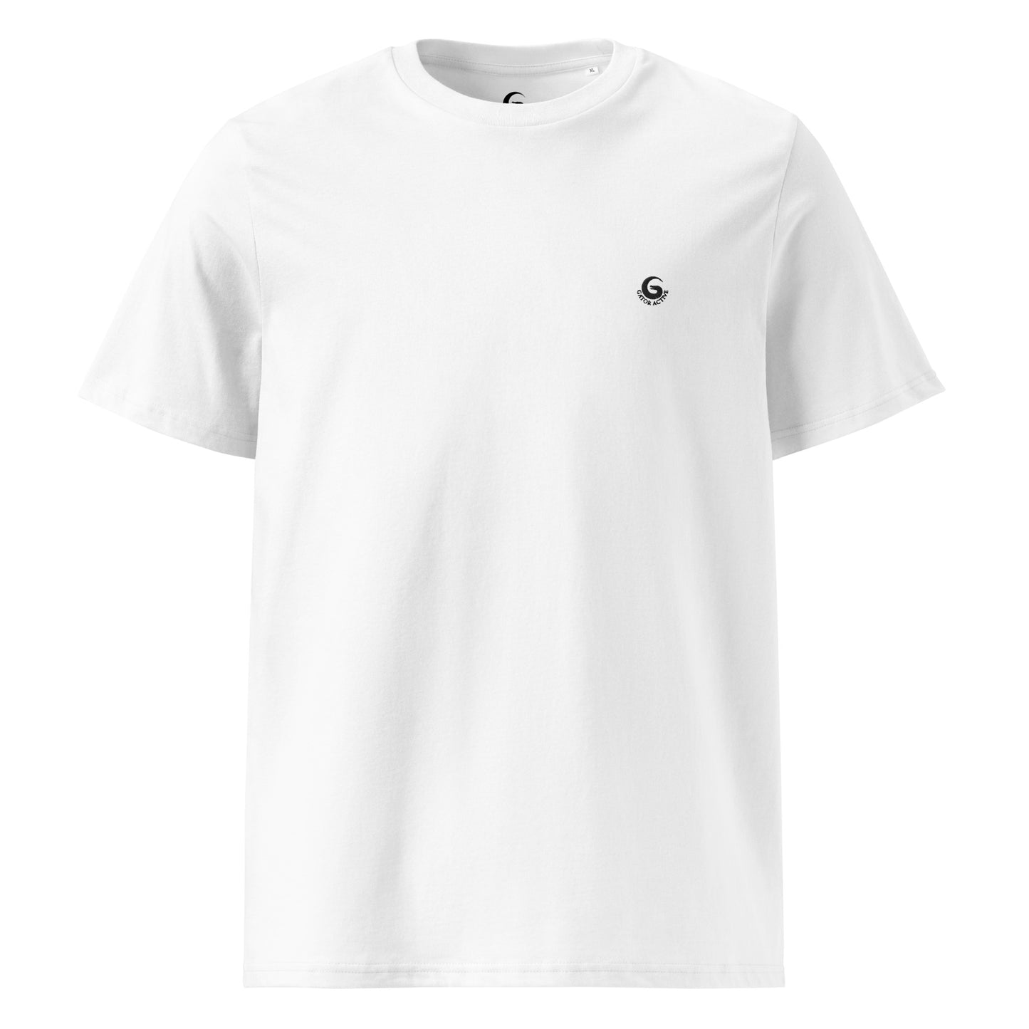 T-shirt with back print and embroidered logo